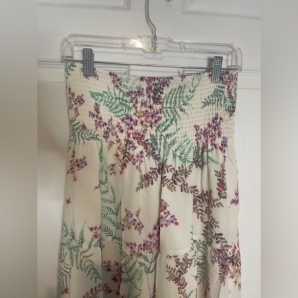 NWT Luxury Hale Bob Spring Summer Vaca White Tiered Maxi Skirt - Picture 5 of 9